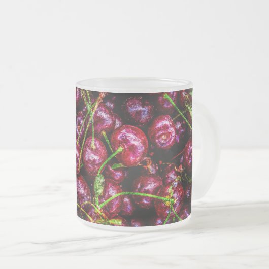 Kirschen Mattglastasse (VorderseiteRechts)