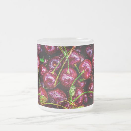 Kirschen Mattglastasse (Mittel)