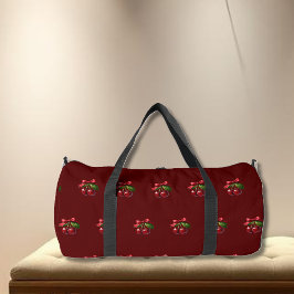 Kirschen mit A Bow Duffle Bag