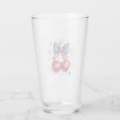 Kirschen mit Coquette Bow 4. Juli Amerikaner Glas (Rückseite)