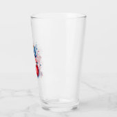 Kirschen mit Coquette Bow 4. Juli Amerikaner Glas (Links)