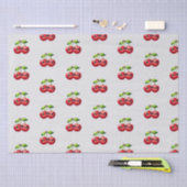 Kirschen mit Smiley Seidenpapier (Handwerk)