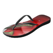 Kirschen mit Taubentropfen Badesandalen (Schrägansicht)