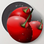 Kirschen mit Taubentropfen Button (Vorne & Hinten)