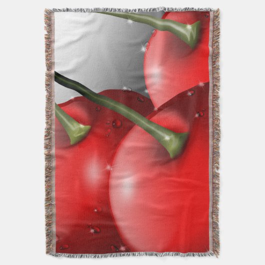 Kirschen mit Taubentropfen Decke (Vorderseite Vertikal)