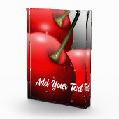 Kirschen mit Taubentropfen Fotoblock (Rechts)