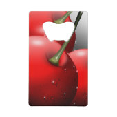 Kirschen mit Taubentropfen Geldbeutel Flaschenöffner (Vorderseite)