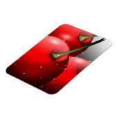 Kirschen mit Taubentropfen Magnet (Linke Seite)