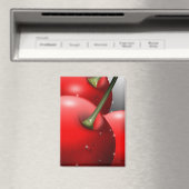 Kirschen mit Taubentropfen Magnet (In Situ (Geschirrspüler))