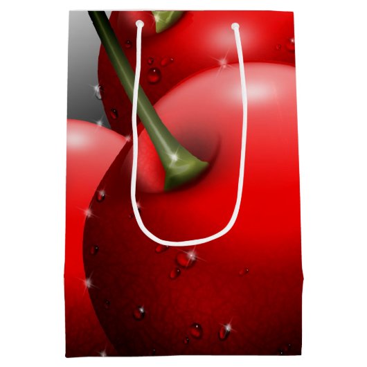 Kirschen mit Taubentropfen Mittlere Geschenktüte (Rückseite)