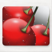 Kirschen mit Taubentropfen Mousepad (Vorne)