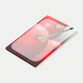 Kirschen mit Taubentropfen Post-it Klebezettel (angewinkelt)