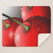 Kirschen mit Taubentropfen Sherpadecke (Vorderseite (Horizontal))