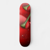 Kirschen mit Taubentropfen Skateboard (Vorderseite)