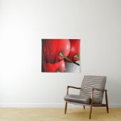 Kirschen mit Taubentropfen Wandteppich (Beispiel (Horizontal))