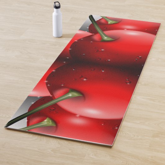 Kirschen mit Taubentropfen Yogamatte (Beispiel)