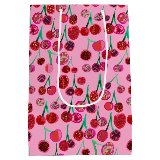 Kirschen Mittlere Geschenktüte (Rückseite)