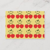 Kirschen - mollig visitenkarte (Rückseite)