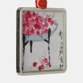 Kirschen Ornament Aus Metall (Rechts)