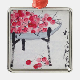 Kirschen Ornament Aus Metall