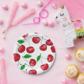 Kirschen Pappteller (Party)