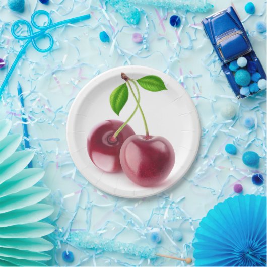 Kirschen Pappteller (Party)