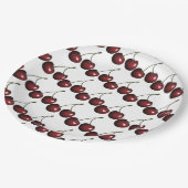 Kirschen Pappteller (Schrägansicht)