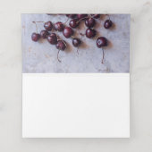 Kirschen Platzkarte (Innenseite Aufgefaltet)