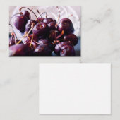 Kirschen Platzkarte (Vorne/Hinten)