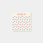 Kirschen Post-it Klebezettel (Vorderseite)