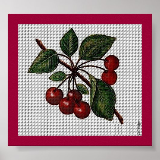 Kirschen Poster (Vorne)