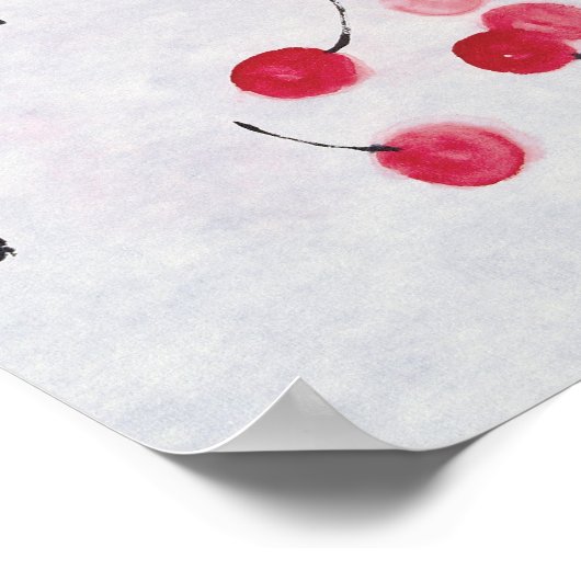 Kirschen Poster (Ecke)