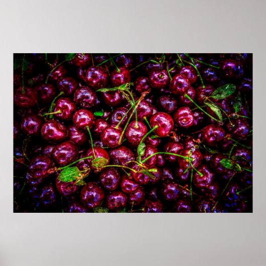 Kirschen Poster (Vorne)