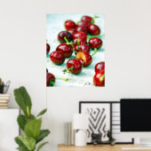 Kirschen Poster (Heimbüro)