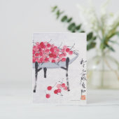 Kirschen Postkarte (Stehend Vorderseite)