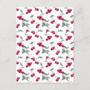 Kirschen Postkarte