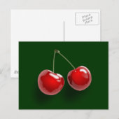 Kirschen Postkarte (Vorne/Hinten)