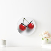 Kirschen Runde Wanduhr (Zuhause)