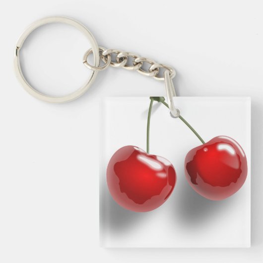 Kirschen Schlüsselanhänger (Vorderseite)