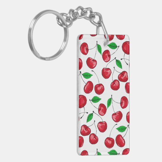 Kirschen Schlüsselanhänger (Vorderseite links)