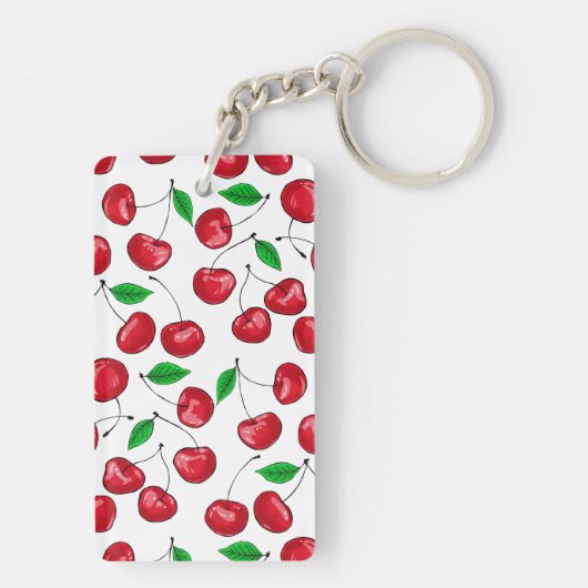 Kirschen Schlüsselanhänger (Rückseite)