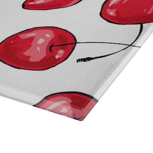 Kirschen Schneidebrett (Ecke)