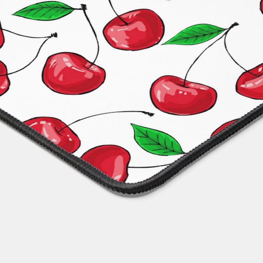 Kirschen Schreibtischunterlage (Ecke)