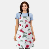 Kirschen Schürze (Getragen)