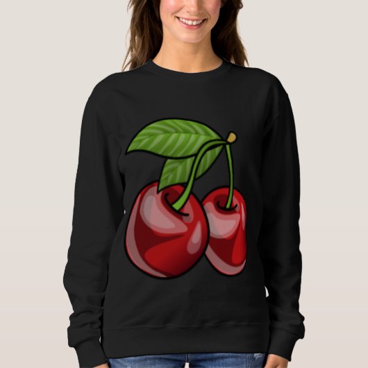 Kirschen Sweatshirt (Vorderseite)
