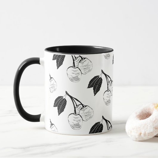 Kirschen Tasse (Mit Donut)