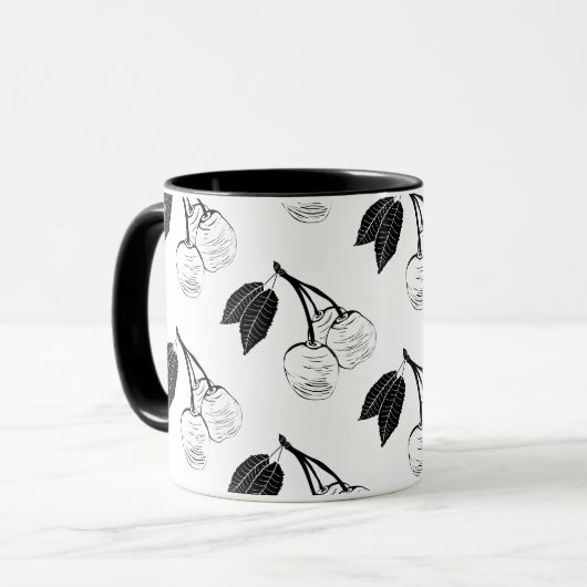 Kirschen Tasse (Vorderseite Links)