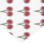 Kirschen Tischdecke (Schrägansicht)