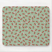 Kirschen und Blume Mousepad (Vorne)
