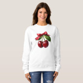 Kirschen und ein Bow Sweatshirt (Vorne ganz)